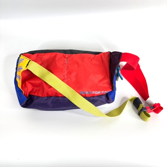 Cotopaxi Bataan Fanny Pack Del Dia Belt Bag Travel Cobalt Blue Colorblock Hiking - Picture 2 of 7